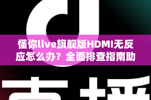 懂你live旗舰版HDMI无反应怎么办？全面排查指南助你快速恢复直播
