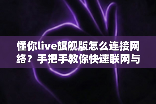 懂你live旗舰版怎么连接网络？手把手教你快速联网与故障排除全攻略