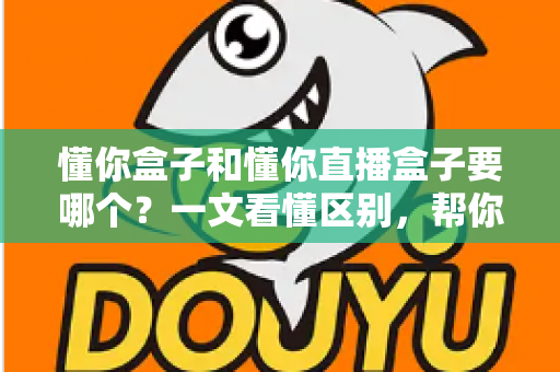 懂你盒子和懂你直播盒子要哪个？一文看懂区别，帮你选出最合适的观影利器
