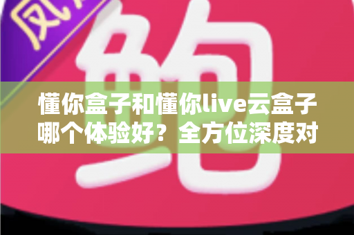 懂你盒子和懂你live云盒子哪个体验好？全方位深度对比评测，看完这篇再做决定不踩坑