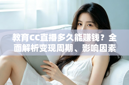 教育CC直播多久能赚钱？全面解析变现周期、影响因素与提速攻略