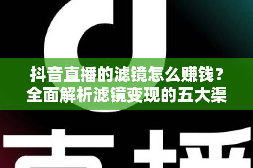 抖音直播的滤镜怎么赚钱？全面解析滤镜变现的五大渠道与实操攻略