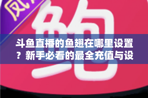 斗鱼直播的鱼翅在哪里设置？新手必看的最全充值与设置指南