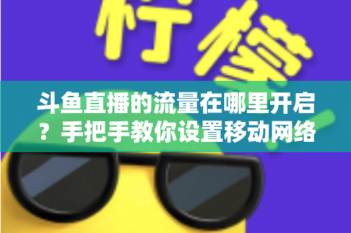 斗鱼直播的流量在哪里开启？手把手教你设置移动网络播放与实用省流攻略
