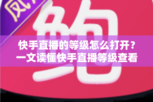 快手直播的等级怎么打开？一文读懂快手直播等级查看方法与快速提升技巧