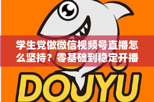 学生党做微信视频号直播怎么坚持？零基础到稳定开播的实战干货指南