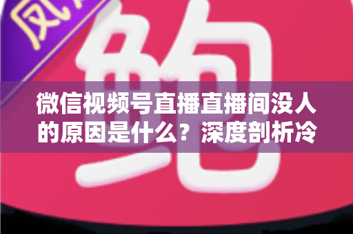 微信视频号直播直播间没人的原因是什么？深度剖析冷场根源与实用破局指南