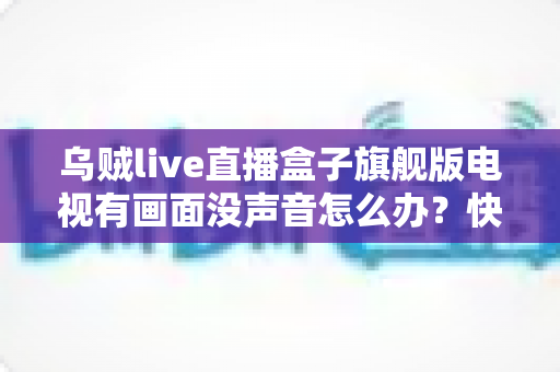 乌贼live直播盒子旗舰版电视有画面没声音怎么办？快速排查与修复全攻略