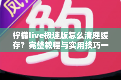 柠檬live极速版怎么清理缓存？完整教程与实用技巧一文读懂