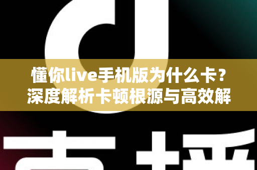懂你live手机版为什么卡？深度解析卡顿根源与高效解决攻略